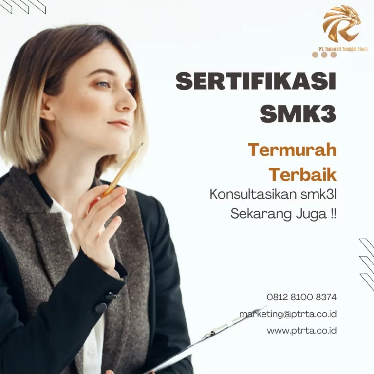Sertifikat smk3 PT. RTA