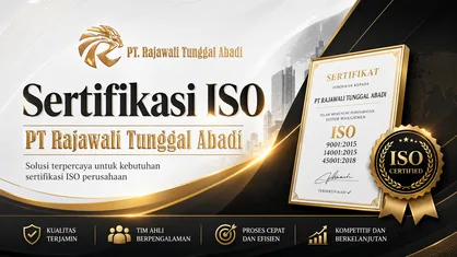 Sertitikasi ISO PT Rajawali Tunggal Abadi